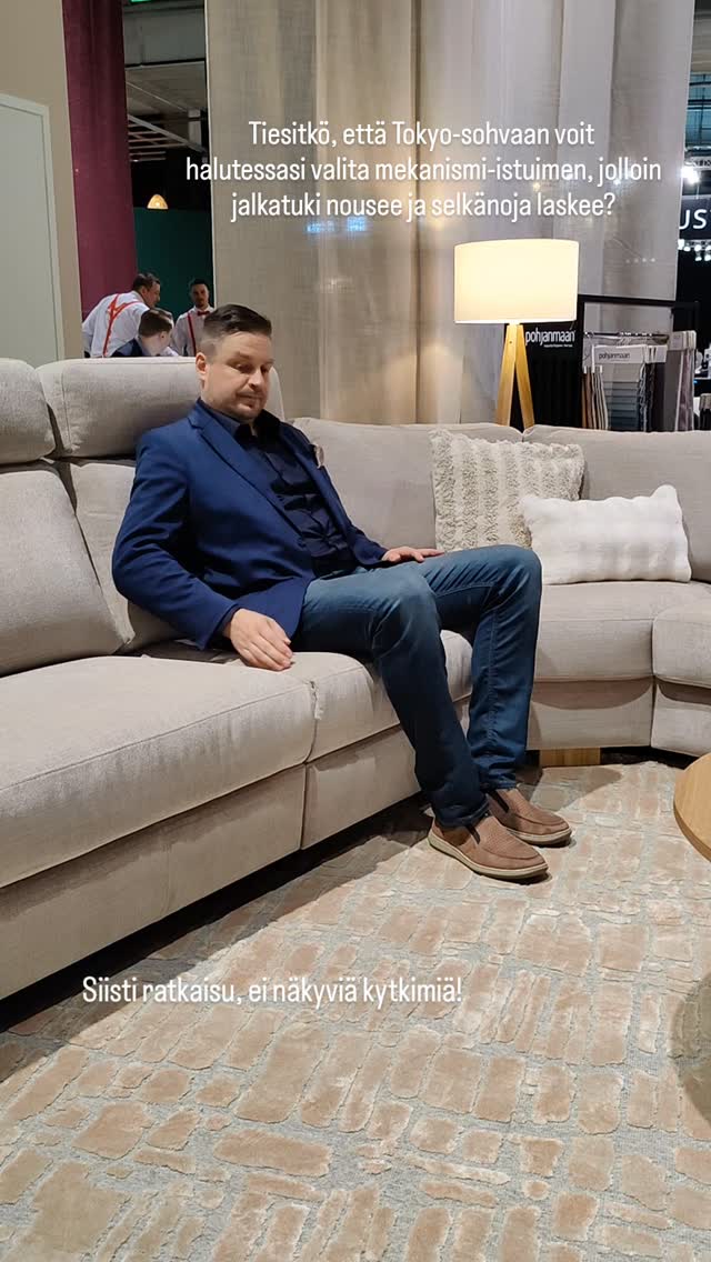 Tokyo-sohvaan voit valita mekanismi-istuimen, jolloin jalkatuki nousee ja selkänoja laskee 😎
Tämänkin voit tilata @maskun_kalustetalo myymälästä!
#pohjanmaan_tokyo #pohjanmaan #pohjanmaankaluste