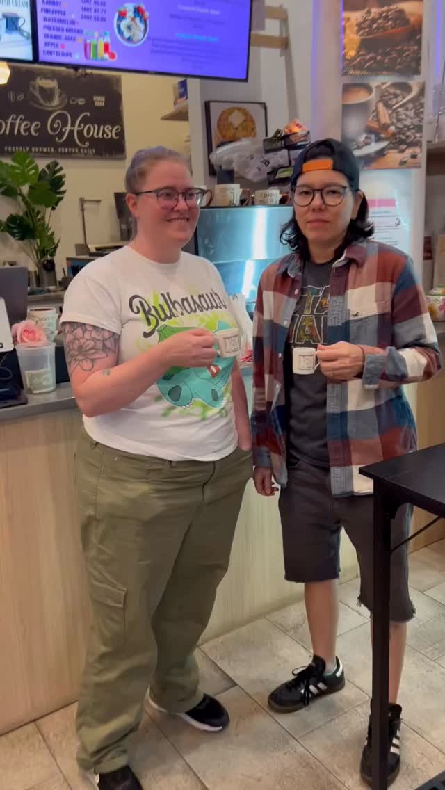 Hey friends! We are from Texas and came all the way to New York, and tried this wonderful double espresso from Ethiopian, it’s a Gesha and harrar. Come try some today! You won’t find it anywhere else.