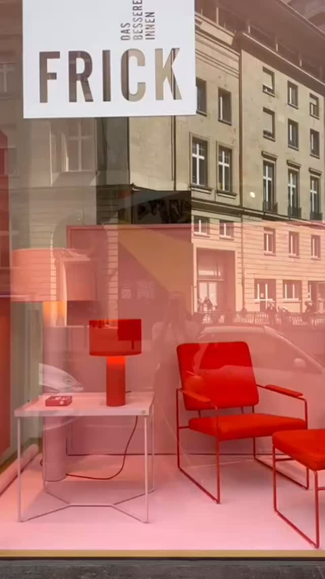 VICTOR FOXTROT storefront installation at Frick Frankfurt