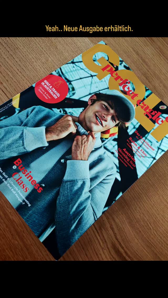 Neue Ausgabe erhältlich #zgolf #golfswing