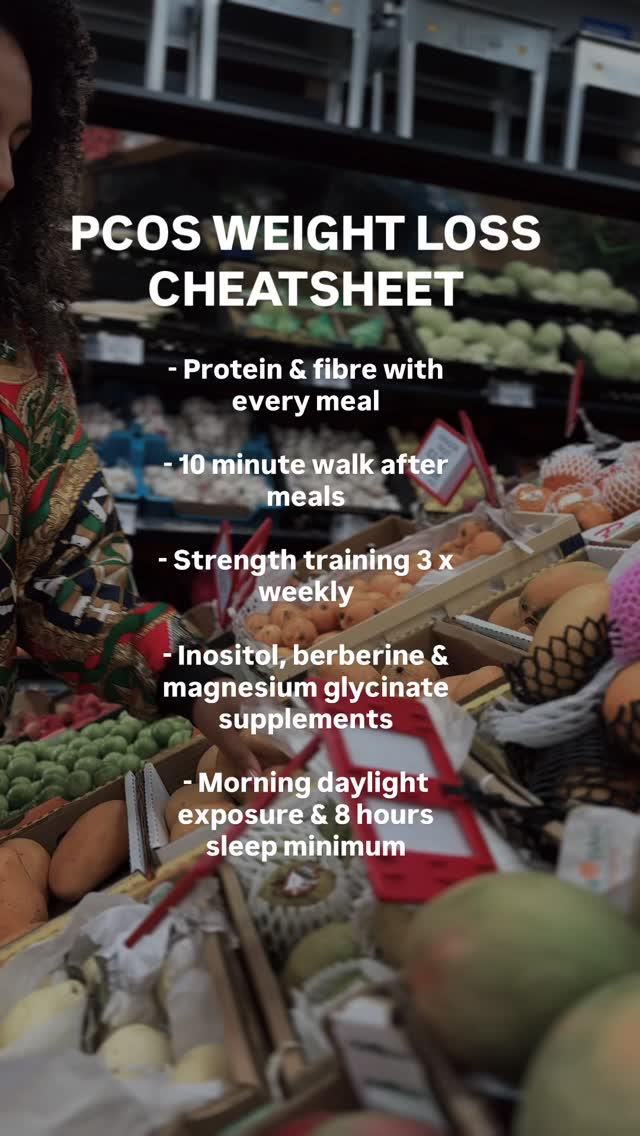 PCOS WEIGHT LOSS HACKS 🥳
With PCOS unfortunately ‘eat less, move more’ just doesn’t apply and it takes a lot of effort to get weight shifting.
I’ve tried just about everything to keep my weight under control but it was when I forgot the fads and focused on the solid tips in this reel that I saw lasting changes.
With PCOS it’s all about keeping blood sugar balanced, insulin and stress levels low with plenty of rest. Start here and let me know how you get on!
SHARE this with a Cyster who might benefit and remember to follow @londonwellnesscoach for more PCOS info you can trust 💕