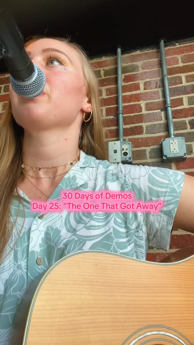 Day 25/30: “The One That Got Away” - Original song - 30 Days of Demos
This is one of my favorites I’ve written so far!
#popmusic #popartist #originalsing #nashvillepop #unreleasedmusic