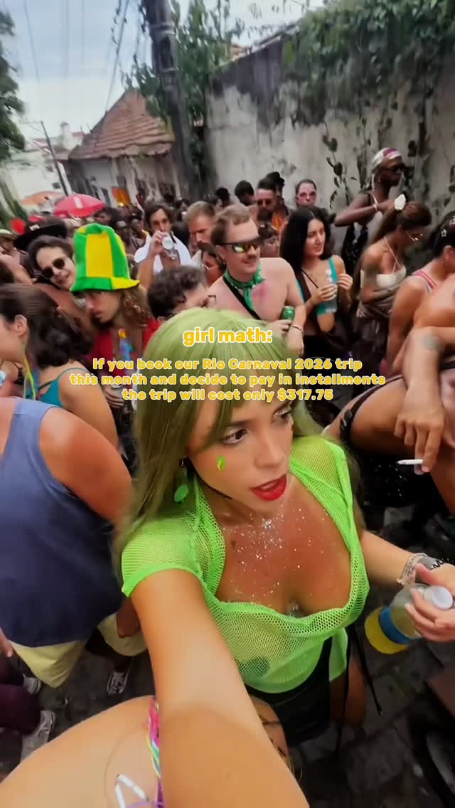 Girl math never lies 😅 Future you will thank you for locking it as soon as possible! Sun, samba, caipirinhas, and the best vibes ever are waiting 🔥
Link in bio to see all the trip details