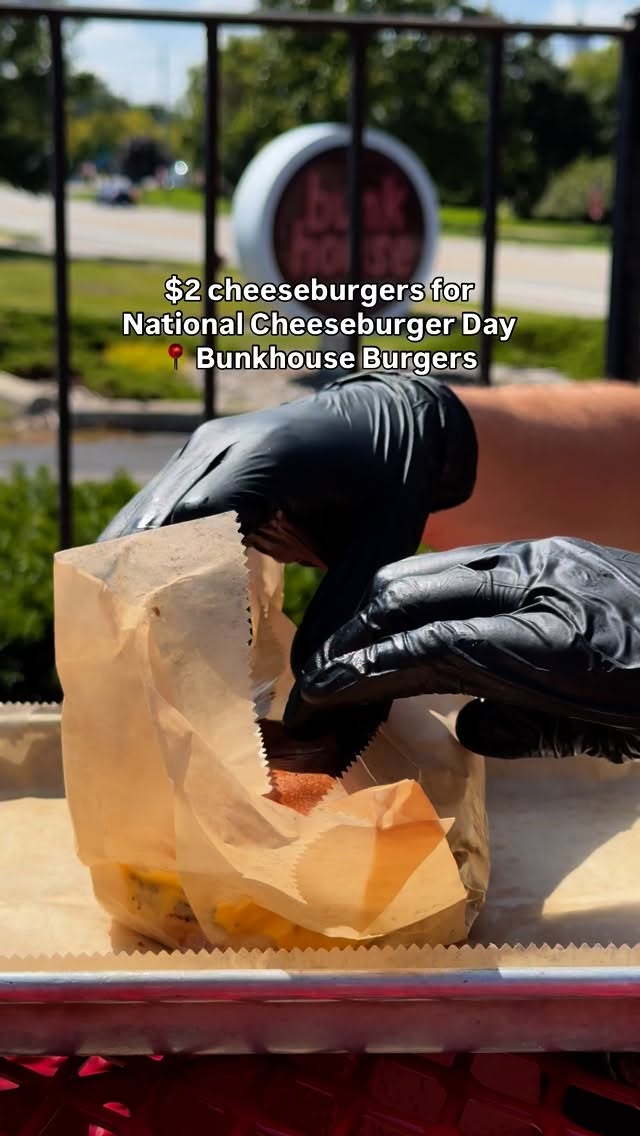 THIS THURSDAY, SEPT. 18! Come thru with the crew! 🍔🍔🍔
📍Only at Bunkhouse | Dine-in + Drive-Thru only
❌ DoorDash + online orders will be turned off that day
⚠️ No modifications | Pickles, onions, and condiments available on request | Limit 4 per order | While supplies last