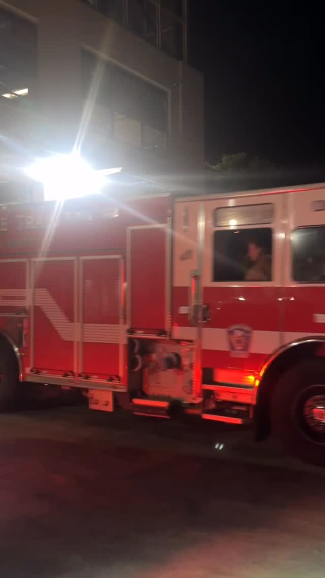 TO88 and E83 responding to Commercial Structure Fire