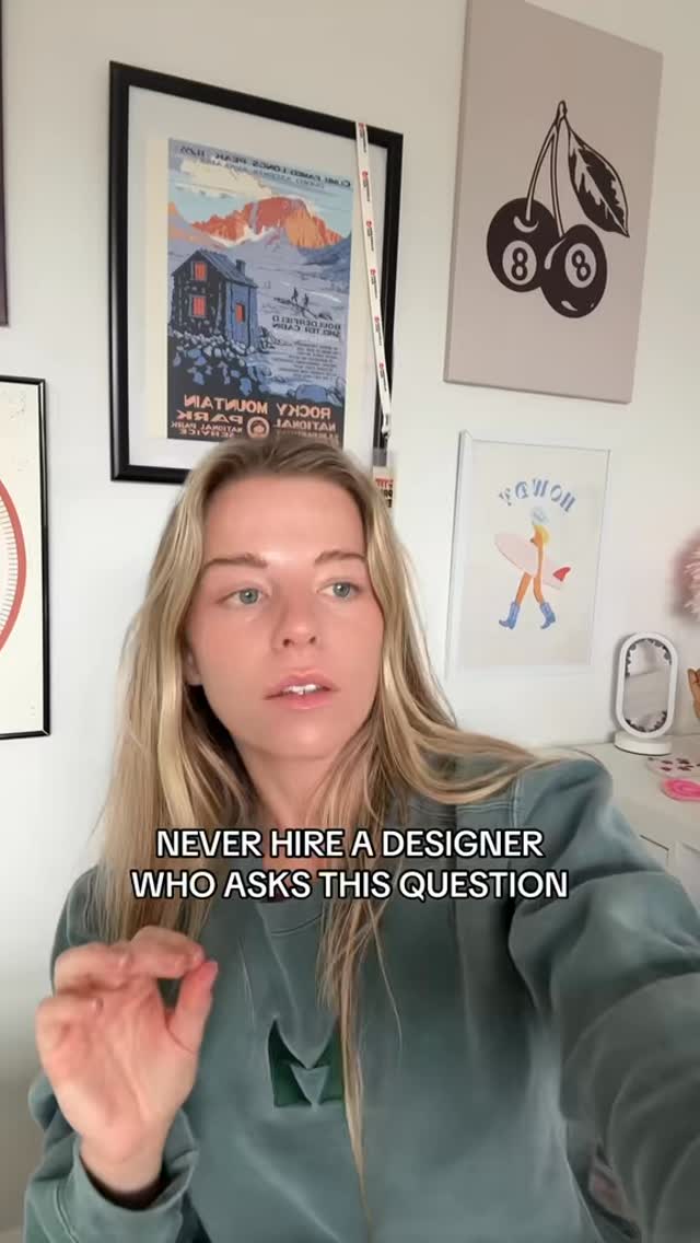 There is a REASON you hire a designer - you AREN’T one. You wouldn’t hire a plumber who asks you what wrench they should use. Design is not just being artsy and knowing how to use programs. I’m trained in communicating your brand’s core values THROUGH visuals so people feel aligned and trust with your brand before ever speaking to you. If you’ve been thinking about upgrading your brand’s vibe but have no idea what to look for in a designer, you want one with integrity. And that’s me. Head to my profile link to apply to work with me