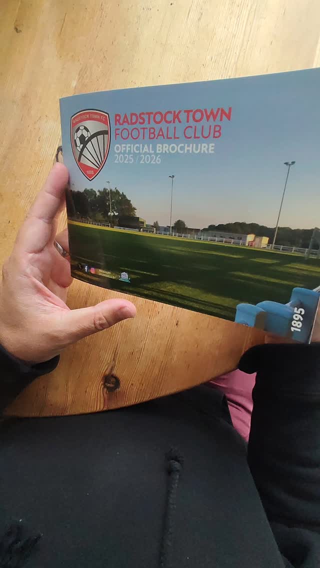 Ad in Radstock FC brochure, the local football club