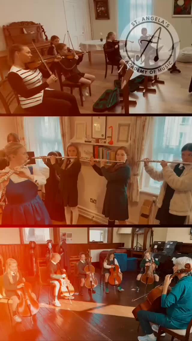 This week, we welcomed students from @scoilangelathurles and @presentationprimarythurles to St. Angela’s Academy, Thurles for the inaugural day of our Roundabout Program. Each child received taster lessons in violin cello, flute, clarinet, saxophone, french horn, trumpet and trombone.
The building was alive with the sound of laughter and music. We are very excited to see our young musicians flourish as they learn orchestral instruments in a fun and creative environment.
This program has been supported through the kind donations of many people and businesses in Tipperary. They helped us to purchase new instruments specifically for the participants of the Roundabout Program. Thank you for championing music education and giving these children the opportunity of a lifetime!