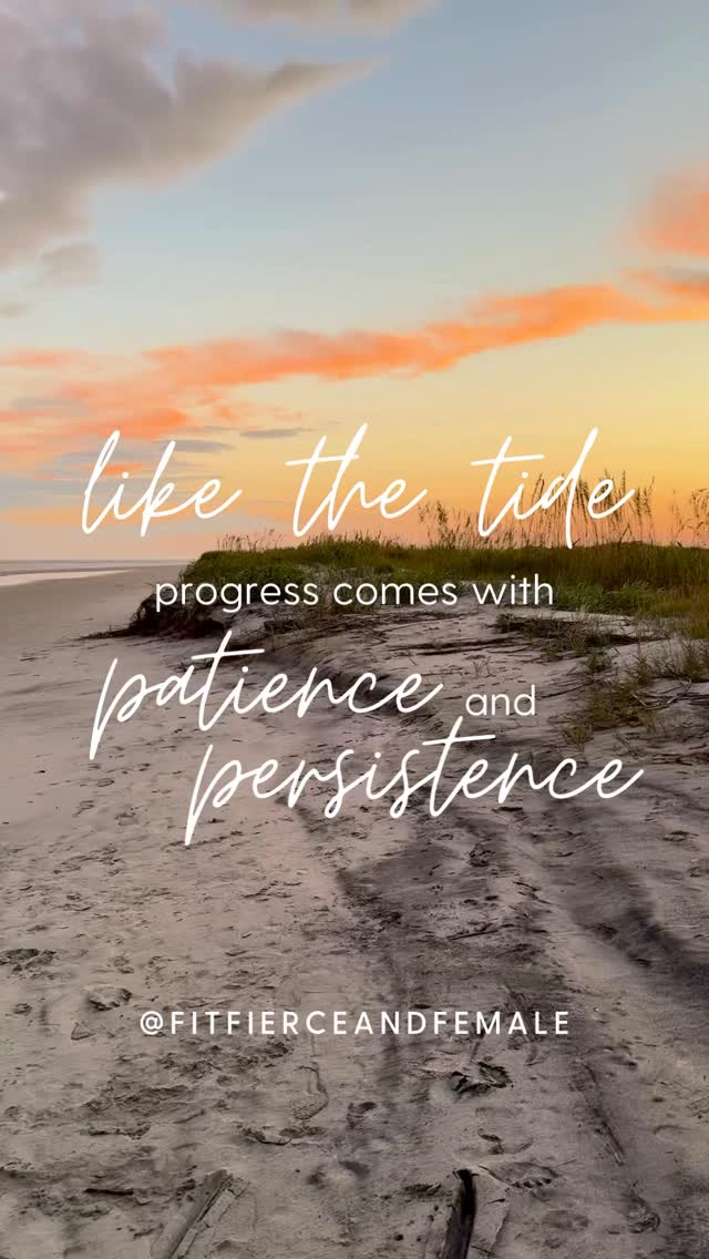Just like the ocean doesn’t rush the tide, your progress doesn’t need to be rushed either 🌊 Every small step adds up, and with consistency, change flows naturally.
•
💕 Tyler & Stephanie, NBC-HWC
🔗 www.fitfierceandfemale.com
📞 843.779.5779
💌 fitfierceandfemale@gmail.com
📱 @fitfierceandfemale
•
#healthcoach #charlestonmoms #healthylifestyle #healthjourney #fitfierceandfemale #patience #femaleempowerment #enjoythejourney #fallrefresh