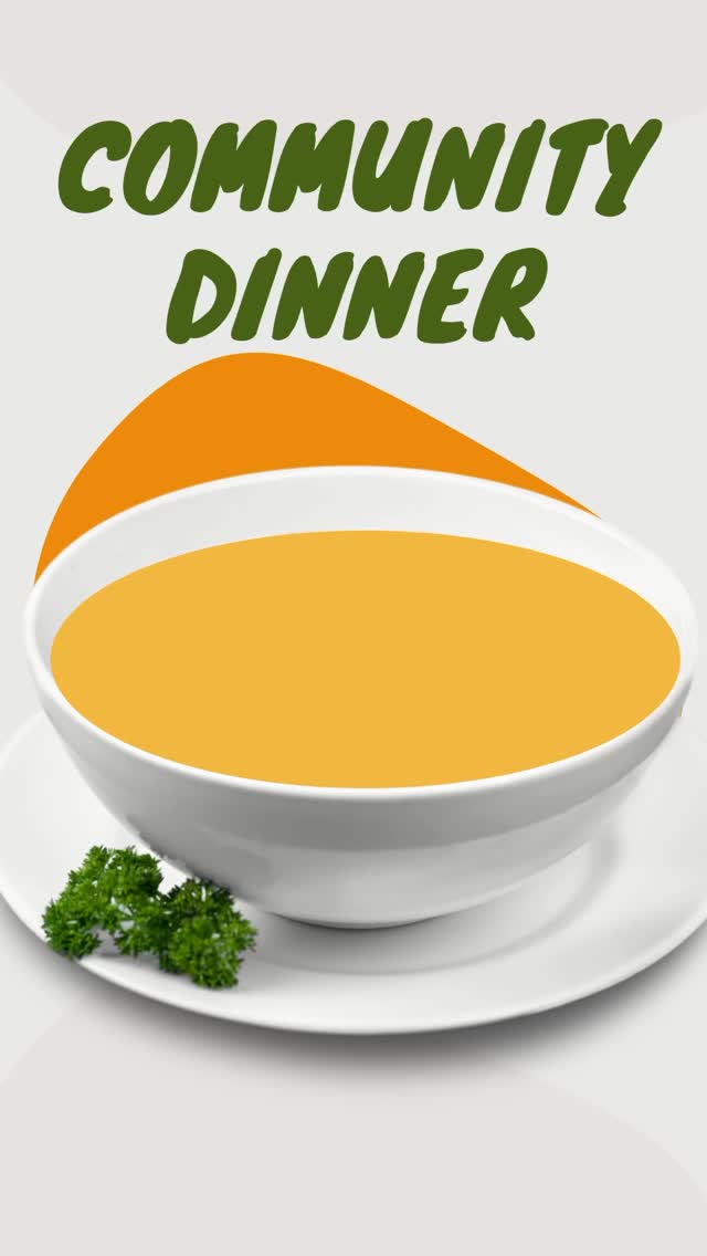 We are one week away from our first community dinner of the year!
Join us Wednesday, September 24 at 6pm in the Faith and Life Centre for a homemade meal and connection with other students!
