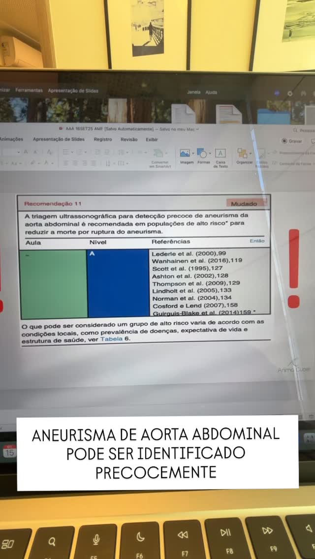 ANEURISMA DE AORTA ABDOMINAL PODE SER IDENTIFICADO PRECOCEMENTE. Verdadeiro ou Falso? Quem precisa investigar? Assista aqui. #cirurgiavascular #saudevascular #aneurisma #aorta