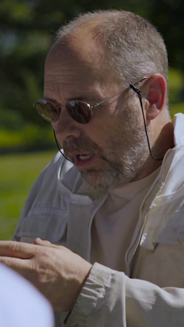 Some balls are held for charity and some for fancy dress, but the balls that bees make are the balls that I like best... Bon Scott (probably). Honeybee survival in the winter, like most other creatures in nature, consists of building up fat bodies leading up to Winter and forming a big ball in the hive to maintain a consistent temperature and survive. #beekeeping #beekeepersofinstagram #honeybees #smallbusiness #newjersey #hothoney #beehive #njfarming #wintersurvival #naturelover #apiariesofinstagram