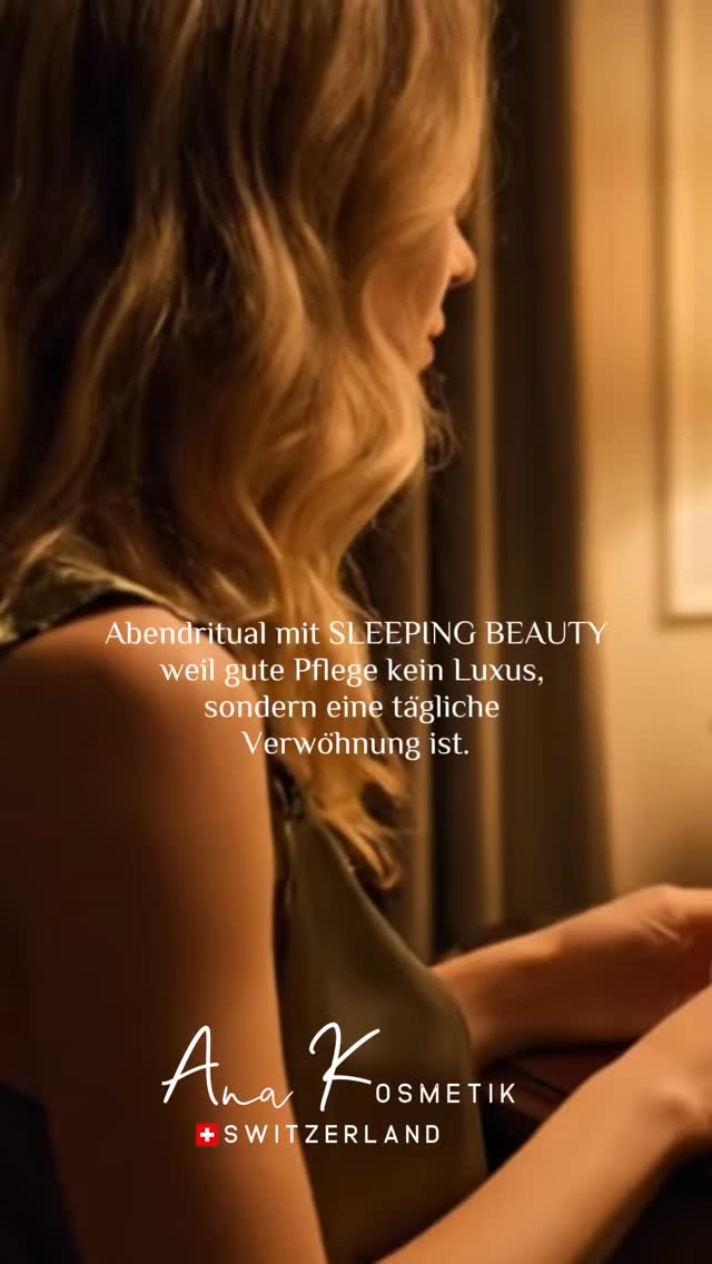 Abendritual mit SLEEPING BEAUTY - weil gute Pflege kein Luxus, sondern tägliche Verwöhnung ist. #nightcream #sleepingbeauty #anakosmetik #anakosmetikswitzerland #skincare #skincareroutine #skincareisselfcare #naturalskincareproduct #cleanbeautyproducts #swissmade #swissskincare #swisscosmetics #staynatural #staynaturalstaybeautiful
