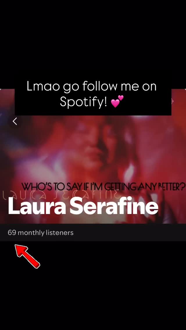 ….. nice. Follow me on Spotify and add me to your playlists! 💕💕💕