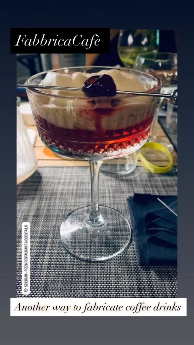 FabbriCafè
In gara per il contest #ladyamarena #fabbrimixology #ladyamarena2025 #ladyamarenaitalia #bartenderlife🍸
#cocktails #barlady #fabbri #fabbrimixibar #amarenafabbri
Another way to fabricate coffee drinks. The alcoholic maceration of coffee beans can unveil flavors that traditional brewing might not release, including an unexpected spiciness, a deep coffee essence and a back taste of almond. These characteristics blend beautifully, without overshadowing, the unmistakable taste of Amarena, the hallmark of Gin Fabbri.
The delightful personality of Amarena Fabbri remains preserved as the fruit is presented with its own syrup, which is used to create the luscious frothy top layer.
This creamy foam also highlights the uniqueness of Amarena Fabbri, elevated by the coffee, a pinch of salt and a touch of almond bitterness that harmoniously enhance the fruit’s flavor.
The coffee beans were chosen as being part of a project designed to empower women in Rwanda, a nation still facing the repercussions of war and genocide. This initiative aligns seamlessly with the Lady Amarena contest, which honors women in the bar industry.
Reflecting on the Gin Fabbri label, the pink gold glitter serves as the perfect finishing touch, celebrating the most cherished treasure: Amarena Fabbri.
#fabbrimixology #amarenafabbri #fabbri #fabbrimixibar