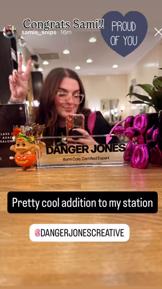 So proud of our @samis_snips - always at the forefront of creativity & passion for her art!! 🏆