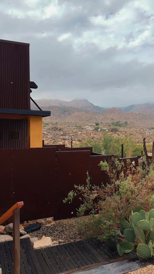 A light, summer monsoon is the most relaxing sound. The plants will be happy!
#joshuatree #desertmonsoon #desertvibes