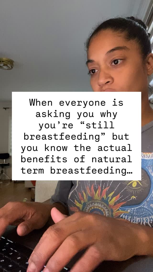 Do the comments ever stop?
Recommendations:
@cdcgov exclusive breastfeeding for the first six month and until 12 months or older.
@who @unicef @ameracadpeds exclusively breastfeeding for the first 6 months of life and continuing up to two years of age or beyond.
Feeding beyond infancy is biologically normal and when children are allowed to continue feeding they will typically wean between the ages of 2 and 7.
At the end of the day, the benefits of breastfeeding are ever increasing and only you and your baby know what is best for you.
How long did you breastfeed? Comment below!
#breastfeeding #lactation #naturaltermbreastfeeding