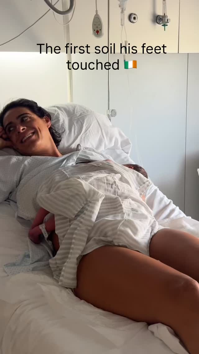 Leaving this here so my son knows that even though he was born in Catalunya, the first soil his feet touched was Irish. The next step is to get him fluent in Irish by the age of 4 😂!