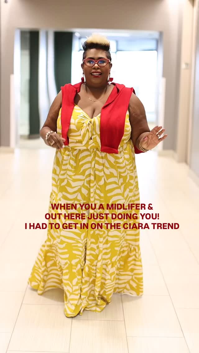 Who said trends are just for the 20-somethings
I had to hit that Ciara dance—but I did it my way. Because midlife isn’t about copying anybody else…it’s about showing up in your lane, with your flavor and your fire. 💃🏽🔥
Here’s your Friday reminder Sizz, your shine doesn’t have an expiration date. Don’t dim it. Don’t shrink it. Just show up—and SIZZLE BOLDLY in whatever season you’re in! Just do it your way!
And SIZZ—-It’s not just about showing up. It’s about building boldly too. 👀 Stay tuned…something special is coming. 💌
#MidlifeMoves #SizzleBoldly #BuildBoldly #Over40AndThriving #UnapologeticallyMe #fyp #reels #igreels #explore #coachlife