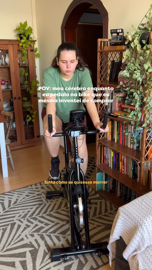Eu vim pra cá com outro pensamento, isso aqui era meu sonho de vida 🤣
#bikeergométrica #bicicletaergométrica #spinning