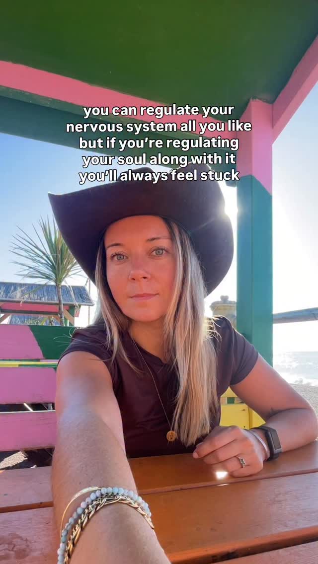 Your nervous system wants you safe and regulated.
Your soul wants you alive and liberated.
Regulation is a *piece*. And don’t forget that your soul doesn’t GAF about your safety. It wants you to risk being regulated and safe for something bigger, deeper, more life affirming. It wants you as a steward of rich, uncomfortable, wild, free, passionate LIFE.
If you’ve mastered regulation and are wondering why nothing’s changing, it’s because you’ve also regulated your soul.
Comment ‘beyond’ 👇🏽 and I’ll send you my free nervous system guide to get you positioned for the next step of the journey that takes you beyond regulation.
——————-
#nervoussystemhealing #nervoussystemreset #nervoussystem #nervoussystemregulation #healingjourney #selfhealing #selfhealer #somaticpractice #somaticexperiencing #somaticcoach #somatichealing #somaticrelease