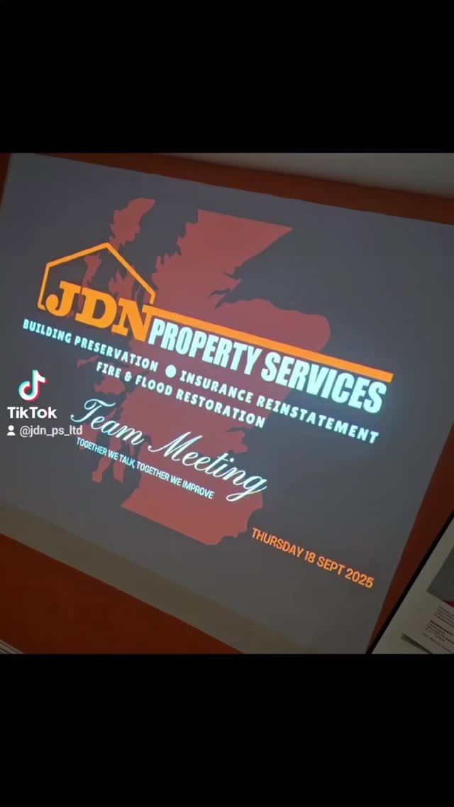 Investing in our people is investing in our business.
Today the JDN Property Services team come together for our September Team Meeting. These sessions are more than updates – they’re about creating space to talk, align, and improve as a group.
With over 20 years’ experience in building preservation, insurance reinstatement, and fire & flood restoration, we know that our strongest asset isn’t just our expertise – it’s our people.
A huge thank you to the team for their commitment, ideas, and energy. Together we talk, together we improve. 🟠⚫️
#JDNPropertyServices #Leadership #TeamMeeting #StrongerTogether