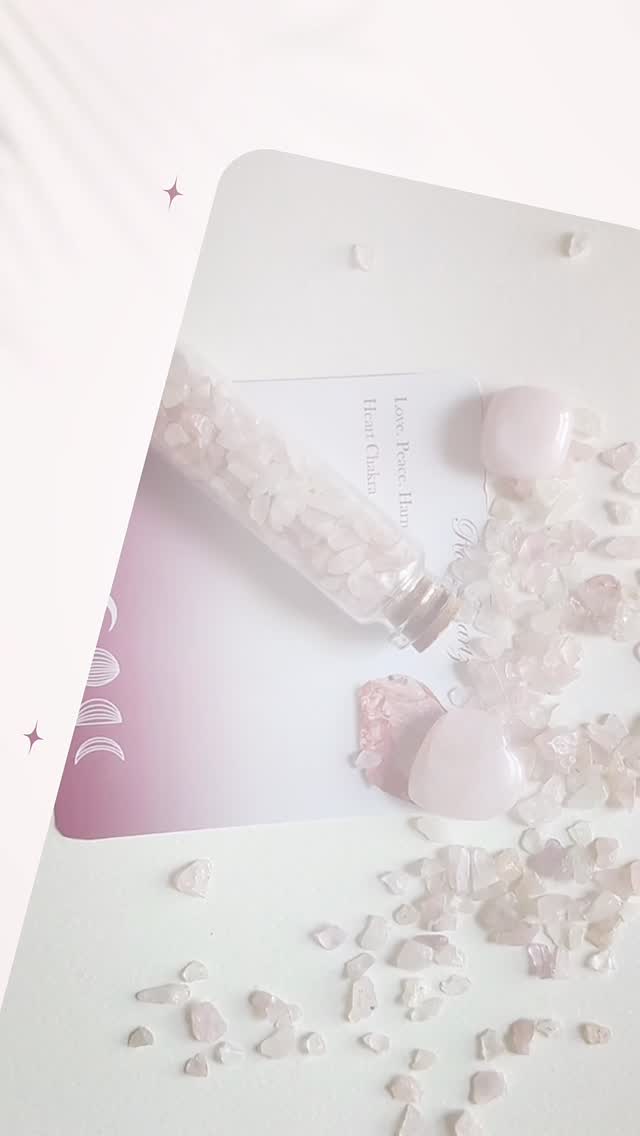 Let's decode the life of a Rose Quartz Gemstones. The beautiful pale pink gemstone helps you attract love, heal your heart, strengthen your heart Chakra and bring true love into your life.
It's a beautiful and powerful gemstone with energy that is healing, nurturing and loving. If you are looking for self love in your life rose quartz is your go to gemstone.
Let's manifest love together with the beautiful energy of rose quartz