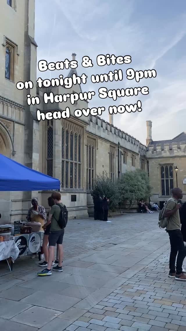 Tonight’s Beats & Bites is on! Harpur Square until 9pm tonight. It’s a lovely evening 🍻Come over! 😍