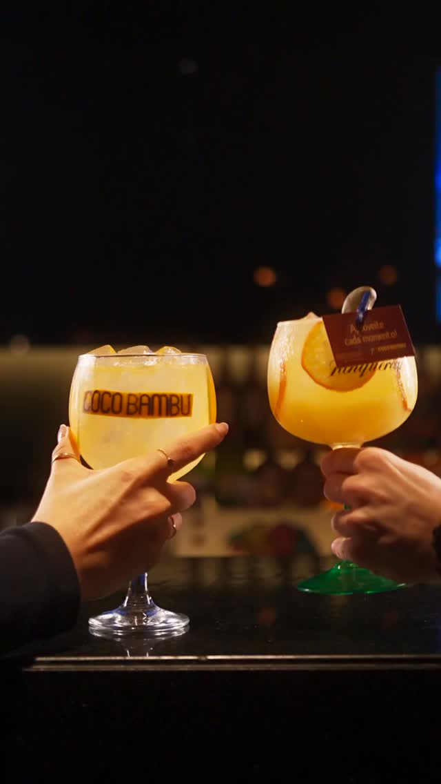 Drinkzinho do Coco Bambu em um sábado à noite vai bem, né! @cocobambuoficial