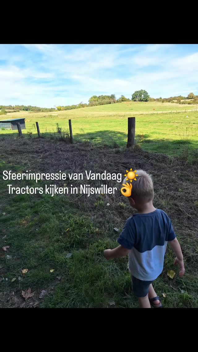 #kleinschaligekinderopvang #buiten #natuur #tractorskijken