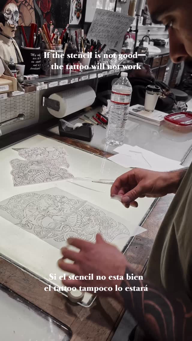 A bad stencil = a bad tattoo.
Have you noticed how important the stencil really is?
#geometrictattoo #tattoos #blackworktattoo