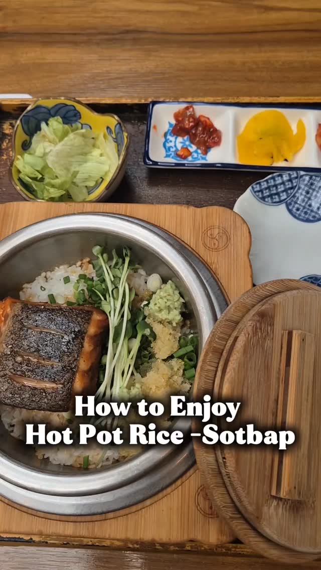 🌧️❄️Rainy and chilly days in Seoul? 🍚 Try Sotbap – Hot Pot Rice!
On rainy and chilly days, nothing feels better than a warm bowl of sotbap, steaming hot pot rice with nutty, roasted flavors. 💨🔥
It’s more than rice: mix it, scoop it, pour hot water, and enjoy crispy nurungji (scorched rice) at the bottom.
✨ Why it’s loved:
Warm, cozy, and filling on rainy and chilly days ☔
A unique dining experience beyond BBQ & street snacks 🥢
Instagram-worthy dining moment in Seoul 📸
