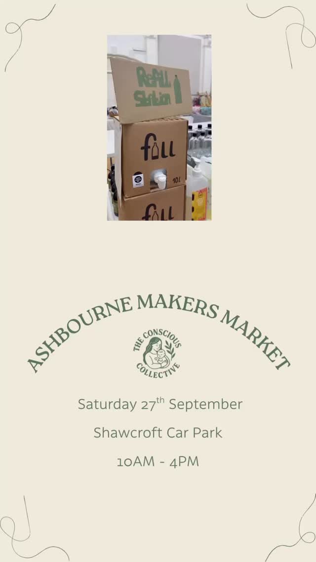 Our next Pop Up - Next Saturday - Ashbourne Makers Market - Shawcroft Car Park📍
Come down & see me in Ashbourne - Get to know a little bit about us, Take a look at how we do things, Order your Refills & See what else is going on whilst you’re there! 🧺
We CANNOT wait to meet you all at our third market - eeeeeek ✨
#smallbusiness #refillnotlandfill #mumledbusiness #lowtoxliving #sustainability #toddlermum #ecorefills #lowtoxlivingbusiness #derby #nottingham #eastmidlands #market #businessjourney #startup #startupbusiness #foryou #smallbusinessowner