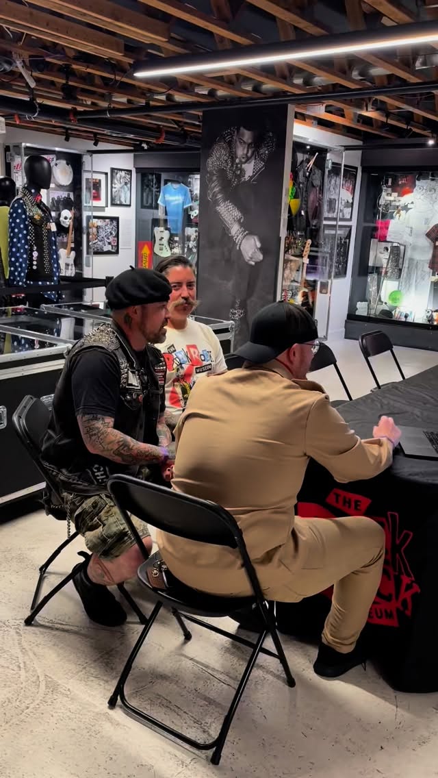 @shockfestadventure doing an interview with @joshroush and @sgvsharky about the @thepunkrockmuseum, @threestarpunkbar and the Wrong Reasons film screening and Q&A tomorrow at the museum at 1pm!
