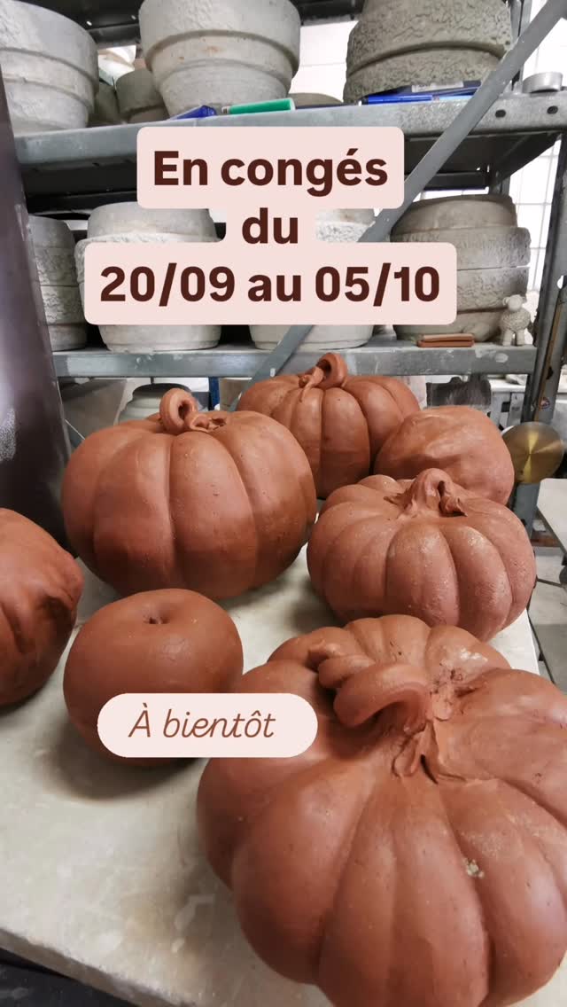 Pendant le séchage des citrouilles je prends quelques jours de repos pour vous retrouver en pleine forme dans le dernier trimestre de l'année.
A très vite 😉