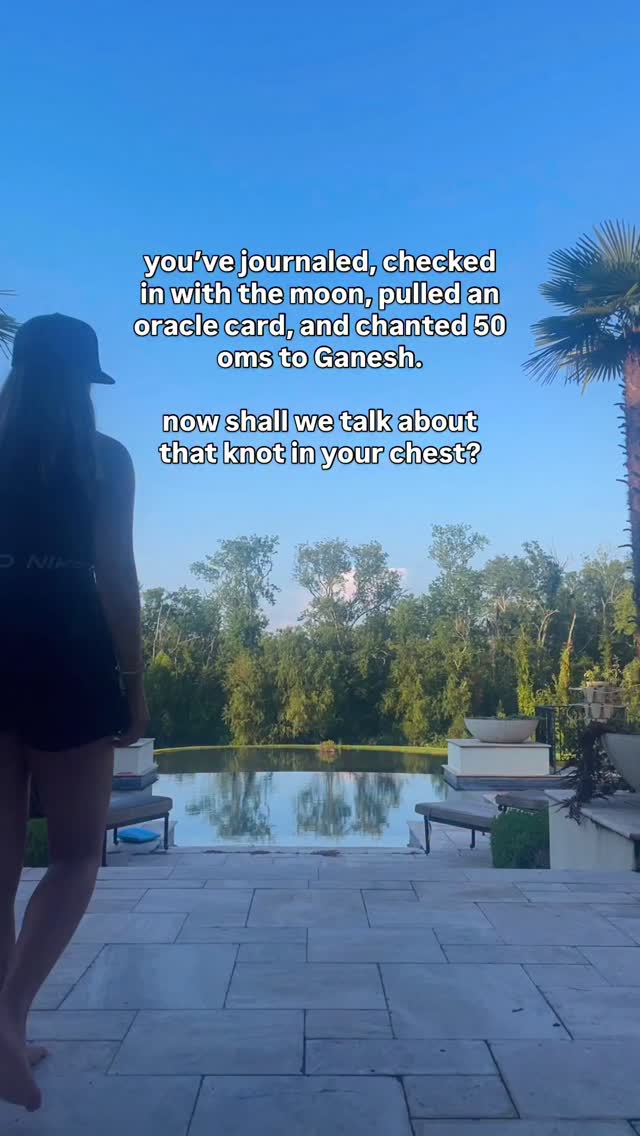 Or, let the knot in your chest speak for itself.
————
I know you’ve been told to regulate your nervous system and then everything will be perfect…
But you’ve been DOING that every morning for how long now? And the knot is still there. You still feel like you’re missing something… And you spin out the second you have to make a decision…
Nervous system regulation tools and spiritual practices are great (for real, I do all of these things too) but they’re not getting to the root of why you have a constant knot in your chest, an autoimmune condition, and why you can’t post your face on social media without a downward spiral of overthinking and shame.
Being able to regulate your nervous system is important, and it’s the foundation we do somatic work on, but it’s not the ultimate goal.
Because what if I told you that at this point, it’s being OVER regulated that’s keeping you stuck looping in overwhelm, feeling like you need a lobotomy, unable to escape the perpetual bloody chaos, and is the reason that knot in your chest is still there… even after your daily oracle card pulling, journalling, and box breathing?
What will actually get to the root of it is asking the question that gets missed when we believe that ‘nervous system dysreulation’ is the reason for all of our problems:
WHY am I dysregulated in the first place?
(And the answer to that doesn’t come through more analysis. Because again, how many years have you been talking this through for at this point…?)
Comment ‘beyond’ 👇🏽 and I’ll send you my free Nervous System Guide that’ll get you on the path to answering that question and finally dropping underneath the regulation to find out what that chest knot is ACTUALLY all about.
——————
#nervoussystem #nervoussystemhealing #nervoussystemregulation #innerwork #healingjourney #selfdiscover #somatics #somatichealing #somaticcoach