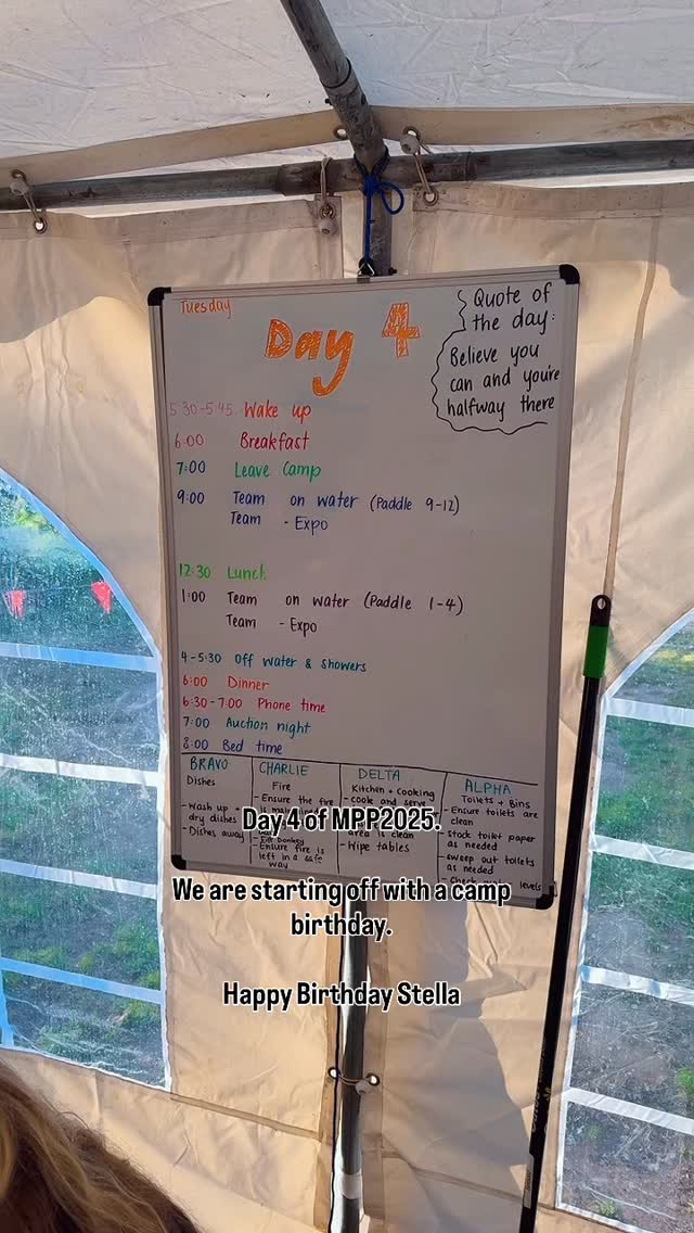 ๐ Day 4 of the Murungidyal Paddling Pathways Program 2025 kicks off with something extra special โ a camp birthday!
Please join us in wishing a huge Happy Birthday to Stella ๐ฅณ๐๐
What an incredible way to start the day out here with our crew on Country.
#MPP2025 #MurungidyalPaddlingPathways #HappyBirthday #OnCountry #YouthStrong #CultureAndConnection