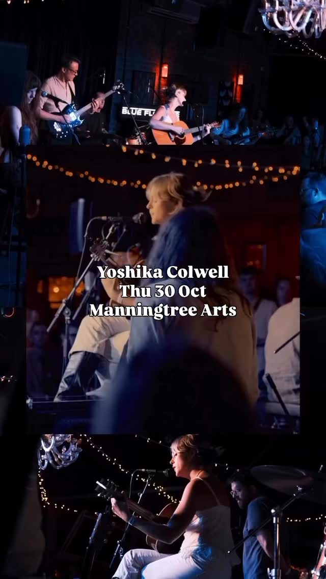 Watching Yoshika perform is magic. So lucky to be included on her UK tour 💜 we have really limited tickets left for next week, so book now via link in bio 🔗
Thu 30 Oct
manningtreearts.com