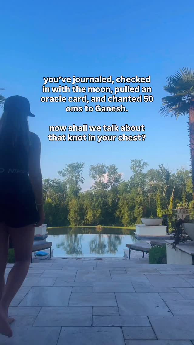 I know you’ve been told to regulate your nervous system and then everything will be perfect…
But you’ve been DOING that every morning for how long now? And the knot is still there. You still feel like you’re missing something… And you spin out the second you have to make a decision…
Nervous system regulation tools and spiritual practices are great but they’re not getting to the root of why you have a constant knot in your chest, an autoimmune condition, and why you can’t post your face on social media without a downward spiral of overthinking and shame.
Being able to regulate your nervous system is important, and it’s the foundation we do somatic work on, but it’s not the ultimate goal.
Because what if I told you that at this point, it’s being OVER regulated that’s keeping you stuck looping in overwhelm, feeling like you need a lobotomy, unable to escape the perpetual bloody chaos, and is the reason that knot in your chest is still there… even after your daily oracle card pulling, journalling, and box breathing?
What will actually get to the root of it is asking the question that gets missed when we believe that ‘nervous system dysreulation’ is the reason for all of our problems:
WHY am I dysregulated in the first place?
(And the answer to that doesn’t come through more analysis. Because again, how many years have you been talking this through for at this point…?)
Comment ‘beyond’ 👇🏽 and I’ll send you my free Nervous System Guide that’ll get you on the path to answering that question and finally dropping underneath the regulation to find out what that chest knot is ACTUALLY all about.