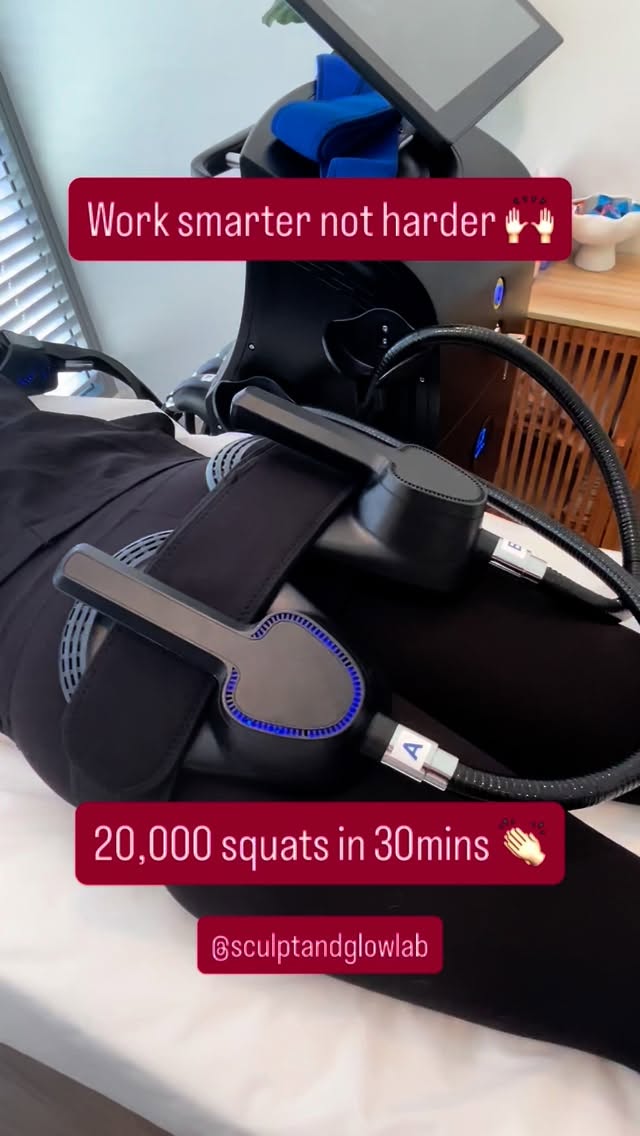 We’re all about working smarter not harder!
Build that 🍑 using #sculptx a device that is clinically proven to increase muscle mass!
Each 30 minute session is equivalent to 20,000 squats! I know what I’d rather do 🫢
1x session of SculptX to 2 areas only $69!
DM @sculptandglowlab NOW to start building that 🍑
*Treatment isn’t suitable for everybody. Contact @sculptandglowlab for further information.
.
#SculptX #peach #booty #squatsfordays #gymlife #worksmarternotharder #bodysculptingspecialistperth #nurseledclinic #sculptandglowlab #rfskintighteningperth #fatcavitationperth #cellulitereductionperth #noninvasive