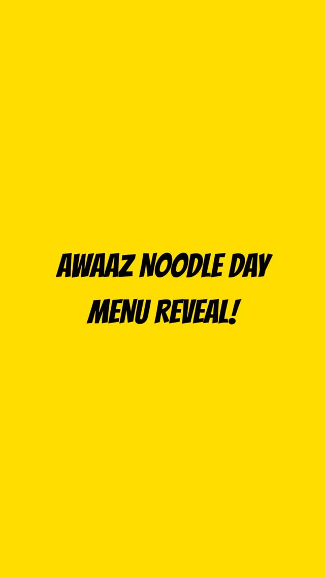 Been noodling away “hardly” in the kitchen to craft this menu… with a few slippery mishaps along the way 😅
But at last: the AWAAZ Noodle Day Brunch Menu is here! Oodles, tangles and twists—these are the noodles you are looking for! 🍜✨
RSVP before the bowls run empty: https://forms.gle/rWVv3xFCkUhGhLit8
#oodlesofnoodles #awaazbrunch #SFbrunch #BayAreaEats #awaazcancook #nationalnoodleday