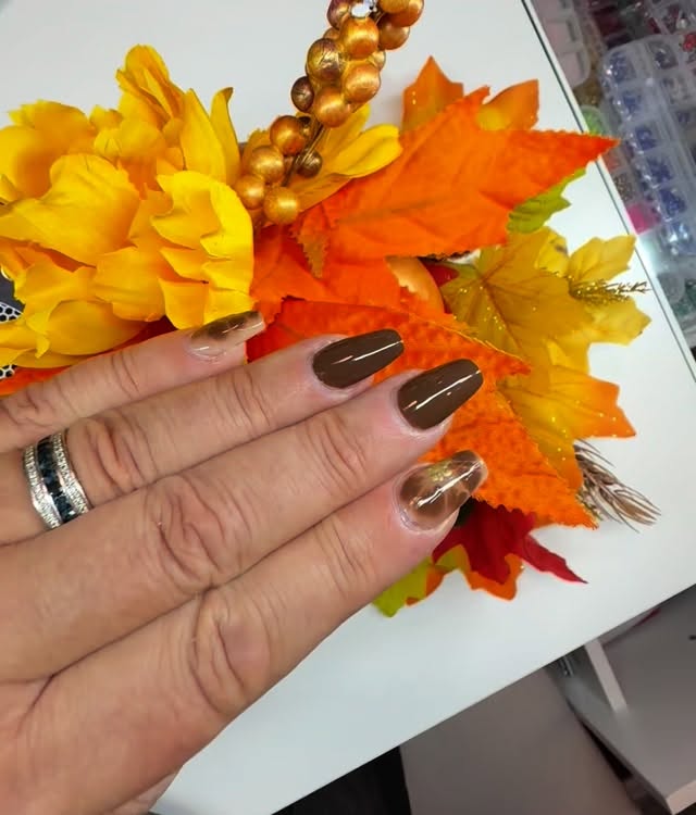 #ɢᴇʟx #nail #autumnvibes🍁