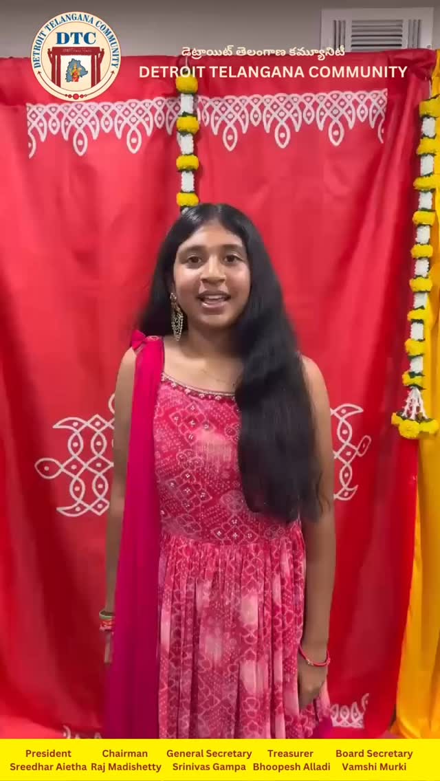 DTC Wishes You Happy Bathukamma, today is Day3 Muddapappu Bathukamma.
Detroit Telangana Community is excited to celebrate the 20th Bathukamma Festival with you! 💐
This is more than a festival — it’s a celebration of our roots, traditions, and unity.
📅 Sep 27, 2025 (Saturday)
🕓 4 PM To 11 PM
📍 Lyon Oaks Golf Course and Event Center
52251 Pontiac Trail, Wixom, MI 48393
Join us for an evening of devotion, cultural programs, and joy with your families. 🌼🎶
👉 RSVP: https://www.dtcusa.org/bathukamma
Together, let’s make this Bathukamma unforgettable! ❤️
Regards,
Team DTC
#dtc #bhatukamma #muddapappu bathukamma #bathukamma2025#