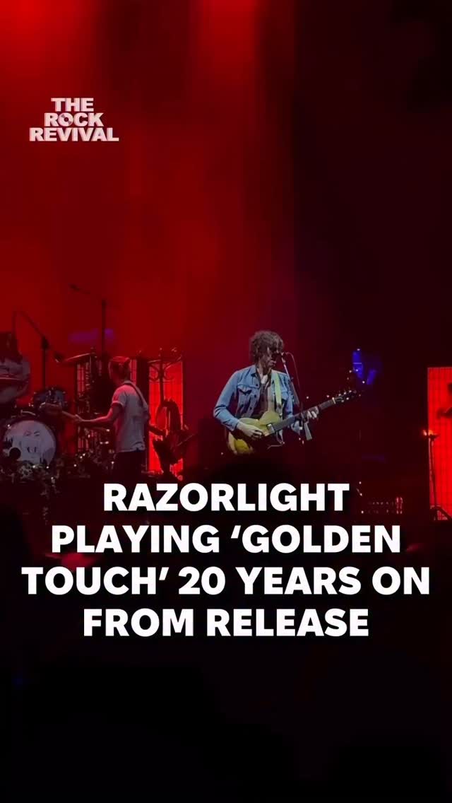 Razorlight playing Golden Touch 20 years on from when it was released…
#indie #music #liveshow
