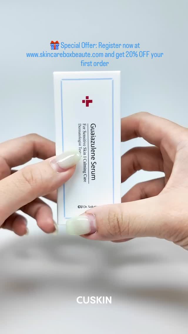 ✨ Discover the power of CUSKIN ✨
Meet the Scar Solution Guia Zulene Serum – the ultimate king of soothing & moisturizing care for sensitive skin 💜
💧 Why you’ll love it:
✔️ Guiaazulene calms & soothes irritation
✔️ Vitamin B12 deeply moisturizes & supports troubled skin
✔️ Troxerutin & Calm Green ingredients reduce redness
✔️ Fragrance-free, pigment-free – safe even for sensitive & acne-prone skin
✔️ Light purple watery texture, fresh & weightless
✔️ Strengthens skin barrier with its gentle acidic formula
Perfect for everyday use, for skin that feels healthy, balanced & radiant 🌿
🎁 Special Offer: Register now at www.skincareboxbeaute.com and get 20% OFF your first order – including CUSKIN Scar Solution Guia Zulene Serum!
👉 Shop now and give your skin the comfort it deserves 💜
#CUSKIN #KBeauty #SensitiveSkinCare #SoothingSerum #AcneProneSkin #SkinBarrier #JBeautyKBeauty #SkincareBoxBeaute