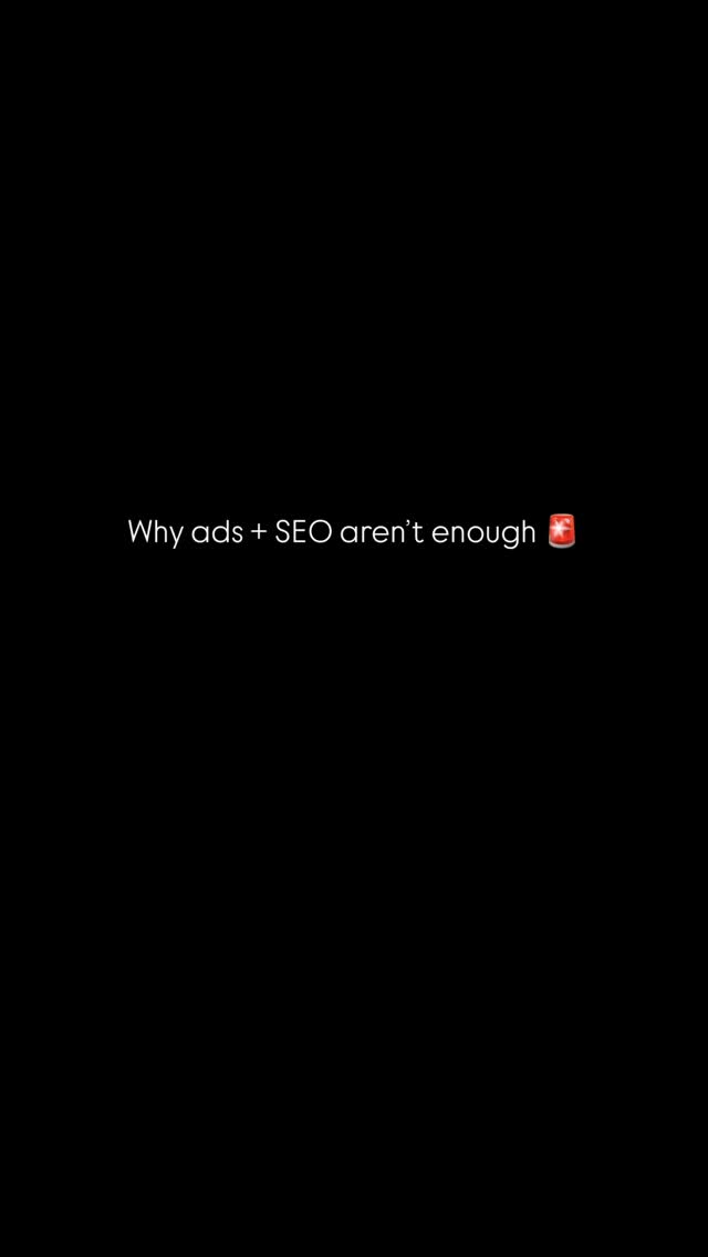 You can pour thousands into ads and SEO… and still feel invisible online. 🚨
Here’s the truth: ads and SEO get you found. But social media is what makes people trust you.
People don’t buy because you show up in search results, they buy because your content makes them feel connected.
👉 If your socials don’t reflect the effort you’re putting in elsewhere, it’s not a budget issue
It’s a strategy issue.
💬 Comment strategy if you’re ready for your social presence to match the investments you’re already making.