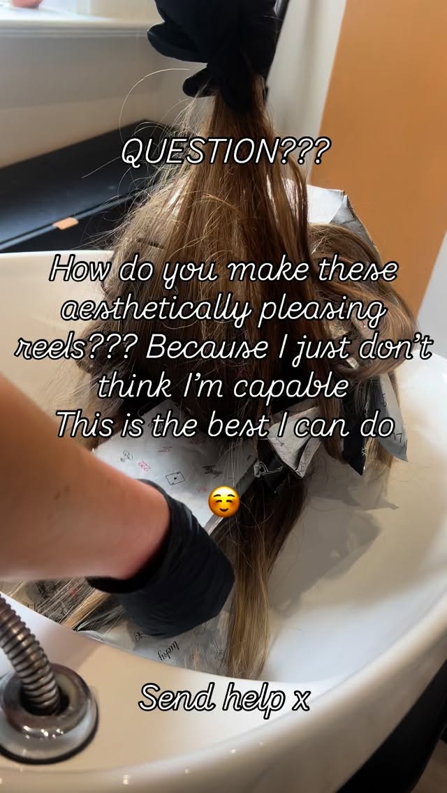 okay, serious question… how do people make those ✨aesthetically pleasing✨ reels? because every time I try, it ends up like this 😂 just me, foils everywhere, zero vibes. maybe my niche is just chaotic salon energy and I should own it 👀
be honest — do you love the perfectly polished reels or the raw, messy, real-life stuff? cos i dno how much better i can get them 🥲
🌟complimentary colour + extensions consultations are available this week! consultations are required for new clients 48 hours prior to colour appointment🌟
service 🤩 full head balayage, root smudge, toner, cut + blowdry 🤩
💰 £175
based - @studioluxe.liverpool - Rodney Street, Liverpool L1 9EH📍
📱enquiries - contact button + DM
📱book - link on profile
products used -
@lorealpro @lorealuki @loreal @lorealpro_education_uki @rosieoconnorprohair
@salonsdirect @sallyserskineliverpool
@beautylaunchpad
@hairdressersjournel
i don’t edit my pictures 📸
~
#hairbylucyansboro #studioluxe #studioluxeliverpool
#beautylaunchpad #hairdressersjournal #lorealcolourspecialist #liverpool #liverpoolhair #colourspecialist #blondespecialist #balayagespecialist #liverpoolhairspecialist #liverpoolbalayage #bohoblondetechnique #iambohoblonde #transformationtechnique #balayagetransformation #HairTok #BehindTheChair #SalonReality #HairdresserHumor #RelatableReels #ChaoticEnergy #SmallCreator #ReelsOfInstagram