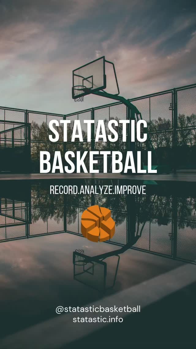 Statastic Basketball - the all-in-one app for tracking live stats and game insights.๐ถ
Now available for download on Android and iOS!
statastic.info
#basketball
#statasticbasketball
#SportsAnalytics
#record #analyze #improve
#statistics