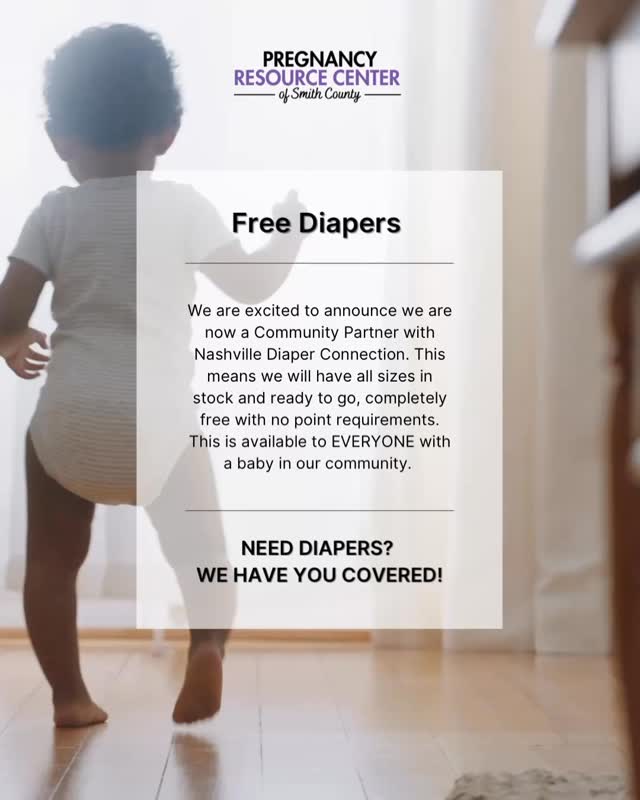 Are you a parent? If so you probably know that the cost of diapers can add up. We know the cost of diapers can add up. That is why we are excited to announce that we are now a Community Partner with Nashville Diapers Connection! This means we will have all sizes in stock and ready to go, completely free with no point requirements. This is available to EVERYONE with a baby in our community.
#nashvillediaperconnection #communitypartners